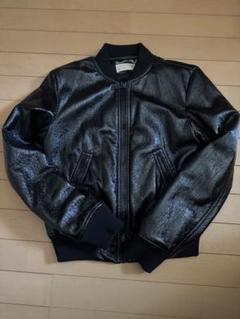 MICHAEL KORS シングルライダースジャケット ラムレザー L 総柄 MICHAEL KORS - 【新品】マイケルコース（MK）、メンズ革ジャン