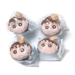 ★クレヨンしんちゃん　ぽってり着ぐるみマスコット　4点セット