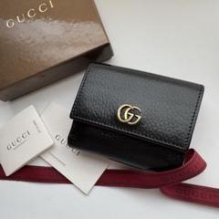 【極上美品】 896 GUCCI グッチ マーモント 3つ折り 財布