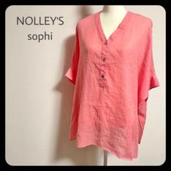 【訳あり特価】NOLLY’S sophi コットンリネン 半袖スキッパーシャツのサムネイル