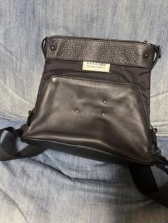 美品Maison Margiela レザーショルダーバッグ MM6 2way
