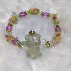 くまさんブレスレット/ハンドメイド/値下げしました!