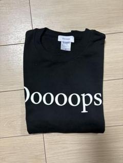 Oooops.プリント黒トレーナー