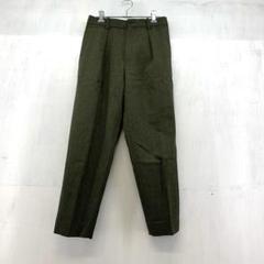 MARKAWARE ウールストレートスラックス　カーキ MARKAWARE ウールストレートスラックス カーキ