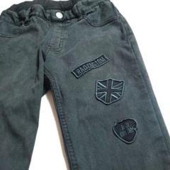 120〜RADCUSTOMブラックスリムフィットパンツ