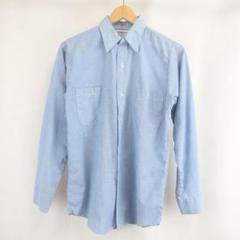 70s VINTAGE USA製 HARD HAT ワーク シャンブレー シャツ