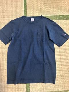 Champion T1011 NAVY Mサイズ ポケット付 USA製