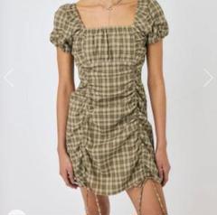 moussy GATHER RIBBON ミニドレス サイズ1 GATHER RIBBON ミニドレス｜マウジーの通販｜&mall（アンド