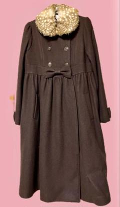 Innocent world ロングコート Innocent World｜ストライプブロンシュコートワンピース