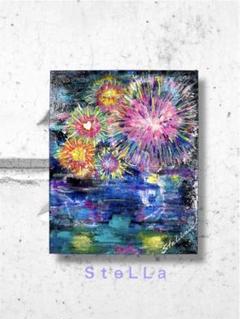 モダンアート　現代アート　　抽象画　北欧アート　おしゃれ雑貨　インテリア　花火のサムネイル