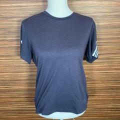 adidas アディダス Tシャツ Mサイズ相当 半袖 紺 ネイビー