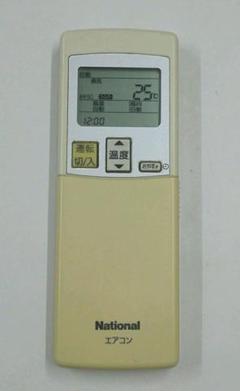 【中古】エアコン リモコン National A75C3139