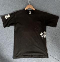 ★ 激レア★クロムハーツ★ FOTI BLUE GLITTER LOGO S/S TEE CHROME HEARTS(クロムハーツ) / That Group Scroll Tee/Tシャツ