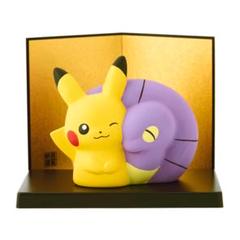 ❤新品・未開封❤ 2021 ポケモン 陶飾り ピカチュウ と ライコウ ポケモン☆♥ピカチュウとライコウ♥☆陶飾り☆薬師窯☆ポケモン