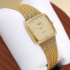 稼働 LONGINES 腕時計 ゴールド バングル アンティーク 1881