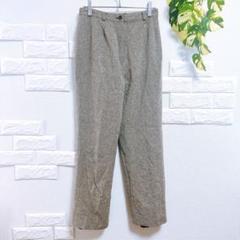 トランスワーク　テーパードパンツ　美品　１１AR　ミックスニット　ウール　上品