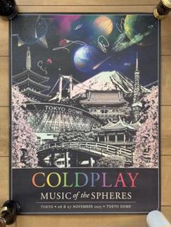 【おまけ付】 直筆サイン入り】COLDPLAY 2023年東京ドーム ポスター - メルカリ ミュージシャン