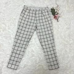ROPÉ PICNIC ロペピクニック (M) チェック柄テーパードパンツ
