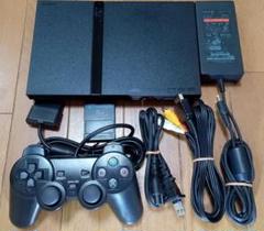 【レンズ新品】 PS2 薄型 本体 付属品一式 メンテナンス済み すぐ遊べます