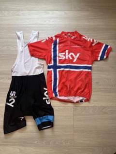 未使用品 Team sky サイクルウエア 上下セット adidas 製 - メルカリ