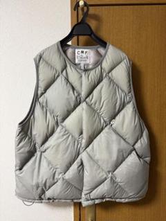 comfy ダウンベスト　青　グレー　M インサレーション　匿名配送 comfy ダウンベスト青グレーM インサレーション匿名配送