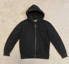 バーバリー BURBERRY ブラック ジップアップパーカー S