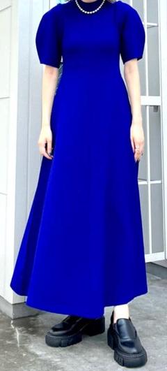 アンスリード　ロング丈ワンピース　リブ　ブラック　美シルエット　きれいめ　F ko5610111_10.jpg