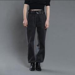 akio限定値下げ　akio 23ss bicolor denim pants