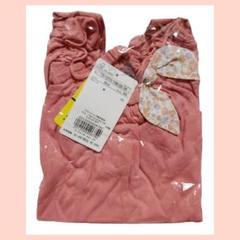 BRANSHES　オフショルダーチュニック　サーモンピンク　90サイズ　新品