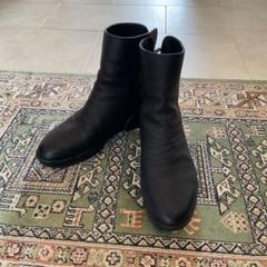 美品✨fitfit ハイライズレザーショートブーツ ブラック 25cm FI5856BW10729_ff_thumb.jpg