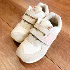 ニューバランス✱スニーカー19.5㎝ キッズ ピンク New balance