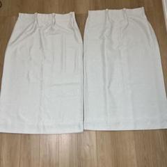 ニトリ　遮光遮熱防炎 ノーブル3 カーテン 丈110×幅140 ×2 0151