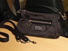 COACH ハンドバッグ F20044 ジャガード/エナメル