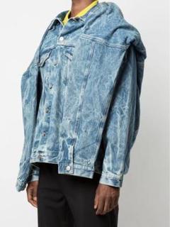 MARTINE ROSE 21SS ACID WASH DENIM JKT XL