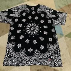 Supreme 水色 バンダナ柄 Tシャツ L 希少 名作 Supreme / シュプリーム 15SS Bandana Shirt