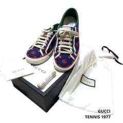 ●GUCCI●TENNIS 1977●シェリーライン・GG柄・水玉 ●スニーカー ○GUCCI○TENNIS 1977○シェリーライン・GG柄・水玉