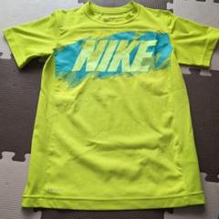 NIKE DRI-FIT 蛍光イエロー Tシャツ 子供用Мサイズ - メルカリ