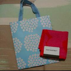 marimekko ペーパーバッグ タオルハンカチ セット プケッティ