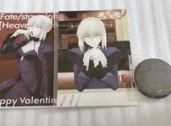 Fate/stay night HF バレンタイン 缶バッジ セイバーオルタ 劇場版「Fate/stay night [Heaven's Feel]」 - トレーディング缶
