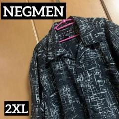 日本未発売　NEGMEN 総柄半袖シャツ　サイズ2XLのサムネイル