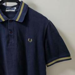 Fred Perry M2ネイビー ポロシャツ 40 L 定番　イングランド製 FRED PERRY ポロシャツ The Fred Perry Shirt - M2