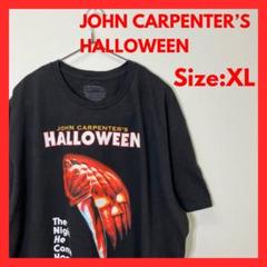 【美品】古着 ムービー Tシャツ ホラー ハロウィン 黒 XL