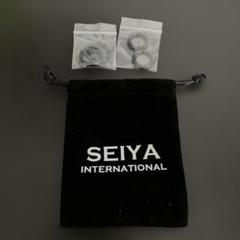 SEIYA INTERNATIONAL ノンホールピアス 2個セット