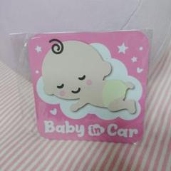 ベイビー イン カー マグネットステッカー (新品未使用)