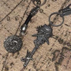 パイレーツオブカリビアン　鍵　キーホルダー　ストラップ　3点セット パイレーツオブカリビアン 鍵 キーホルダー ストラップ 3点