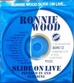 ☕RONNIE WOOD SLIDE ON LIVE 希少　PROMO CD