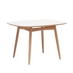 【美品】カリモク家具　モダン ホワイト 四角形 ダイニングテーブル
