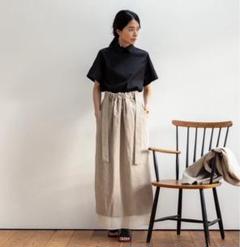 【deres デレス】Bridget / half sleeve Bridget / half sleeve blouse(sugar/sesame/chocolate) – deres