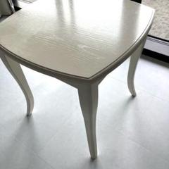 美品　Francfranc 猫脚　ダイニングテーブル75センチ　アイボリー