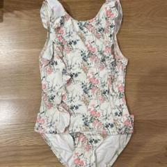 フラワープリント 水着 100cm